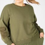 Fabletics abacate 420HR2547 moletom pérola mulheres