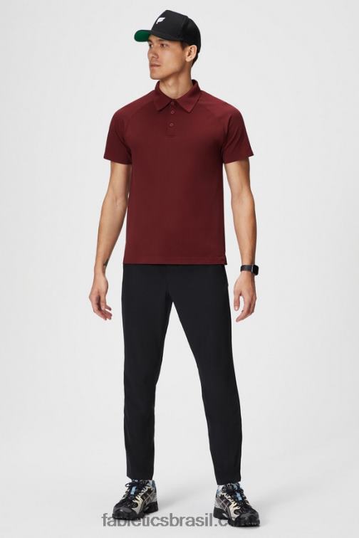 Fabletics adrenalina vermelha 420HR3410 o dia de treino polo 168 homens - Image 3