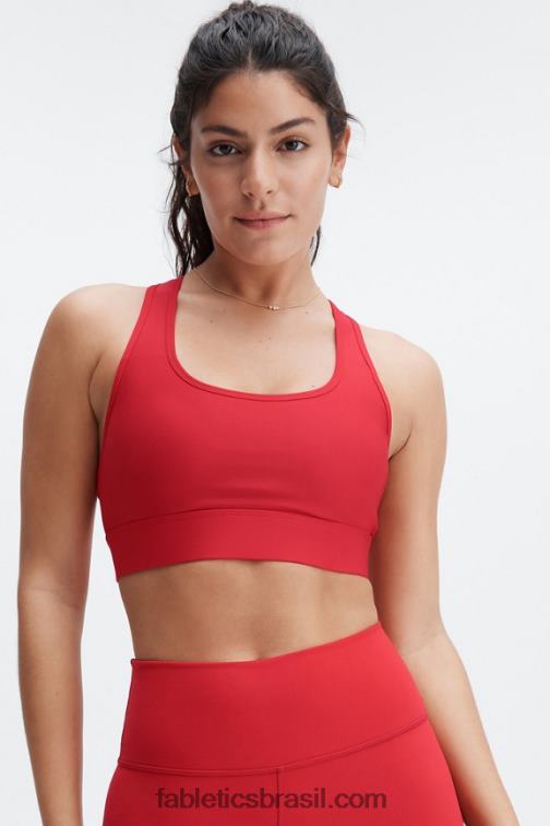 Fabletics alto vermelho 420HR1760 sutiã esportivo de médio impacto em movimento 115 mulheres - Image 2