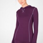 Fabletics ameixa perfeita/violetta 420HR2471 moletom corrida fênix mulheres