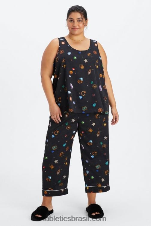 Fabletics amuleto da sorte 420HR2238 tanque de ecosatina mulheres - Image 4