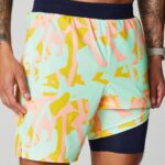 Fabletics blobs orgânicos de beijo de pêssego 420HR3132 o fundamental curto ii (alinhado) 134 homens