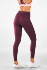 Fabletics Borgonha 420HR1119 trinity motion365 legging cintura alta 80 mulheres