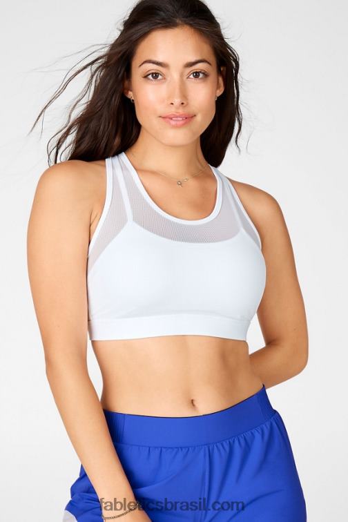 Fabletics branco 420HR1386 sutiã esportivo de alto impacto faye mulheres - Image 3