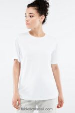 Fabletics branco 420HR2042 camiseta longa dry-flex mulheres