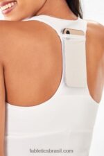 Fabletics branco 420HR2370 tanque embutido em movimento mulheres - Image 2