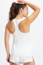 Fabletics Branco brilhante 420HR2188 tanque nadador phoenix lite mulheres - Image 2