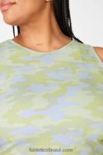 Fabletics camuflagem pin dot cinza 420HR2347 tanque de colheita ressler mulheres - Image 2
