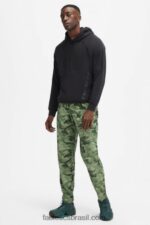 Fabletics camuflagem verde tática 420HR3077 a calça fundamental homens - Image 2