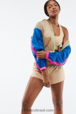 Fabletics cedro/multi 420HR2759 jaqueta de tecido payton mulheres - Image 4