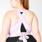 Fabletics céu roxo urze 420HR2376 tanque de areia mulheres