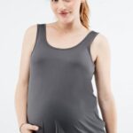 Fabletics cinza médio 420HR2286 tanque maternidade mariel mulheres