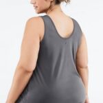 Fabletics cinza médio 420HR2287 tanque maternidade mariel mulheres