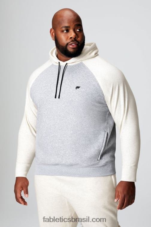 Fabletics clássico cinza urze/osso 420HR3675 o moletom com capuz 190 homens - Image 1