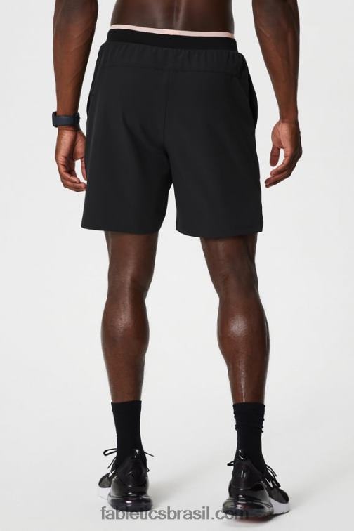 Fabletics creme de manteiga preto/rosa 420HR3133 o fundamental curto ii (alinhado) 134 homens - Image 3