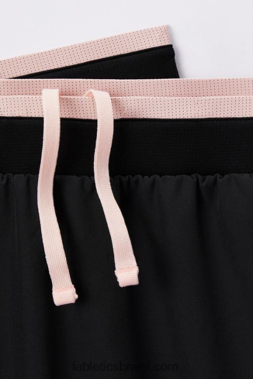 Fabletics creme de manteiga preto/rosa 420HR3133 o fundamental curto ii (alinhado) 134 homens - Image 6