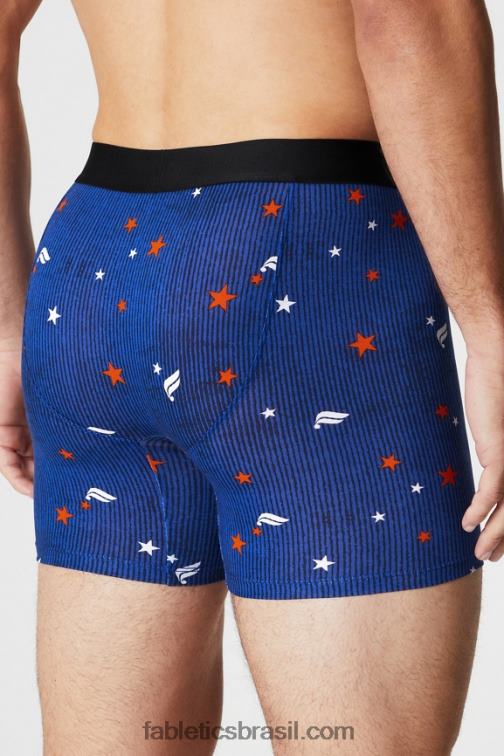 Fabletics estrelas e listras 420HR3745 a cueca boxer 24-7 194 homens - Image 2