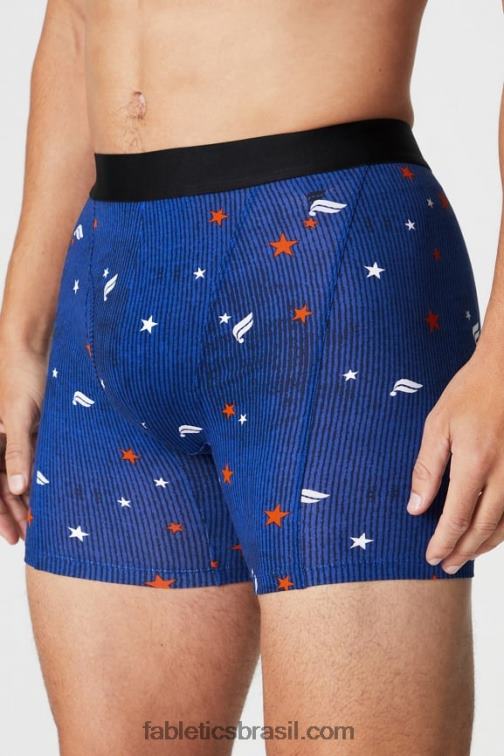 Fabletics estrelas e listras 420HR3745 a cueca boxer 24-7 194 homens - Image 1