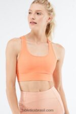Fabletics explosão de laranja 420HR1767 sutiã esportivo de médio impacto em movimento 117 mulheres - Image 2