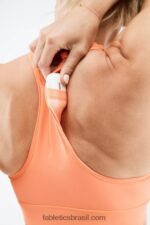 Fabletics explosão de laranja 420HR1767 sutiã esportivo de médio impacto em movimento 117 mulheres - Image 4