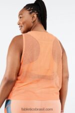 Fabletics explosão de laranja 420HR2335 regata em malha wilder mulheres - Image 4