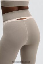 Fabletics fumaça/opala 420HR1176 Legging cintura alta em malha esculpida mulheres - Image 4