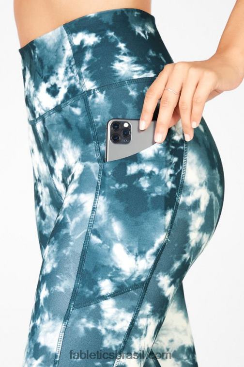 Fabletics gruta magma 420HR1146 legging cintura alta twist 7/8 oasis pureluxe mulheres - Image 3