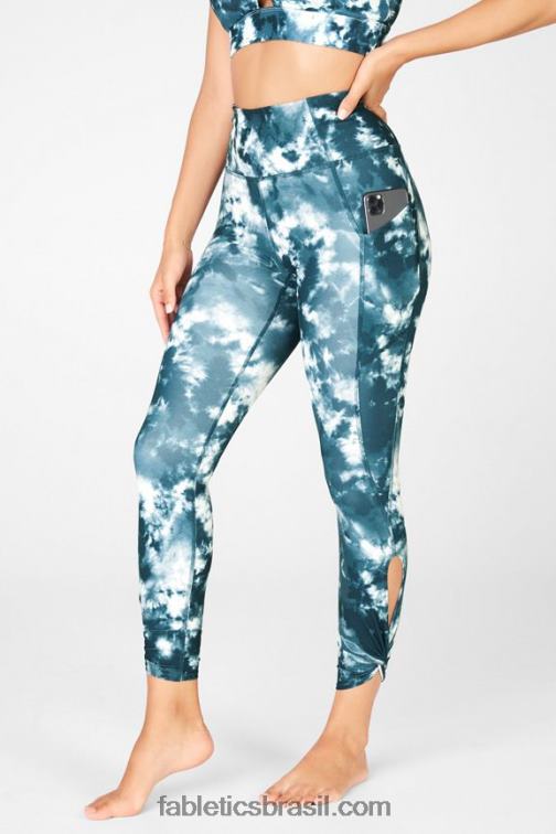 Fabletics gruta magma 420HR1146 legging cintura alta twist 7/8 oasis pureluxe mulheres - Image 4