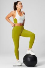 Fabletics knockout cinza mineral/preto 420HR652 define powerhold cintura alta 7/8 legging 21 mulheres - Image 4