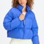 Fabletics logotipo da piscina/cereja elétrica 420HR2775 vagabundo baiacu cortado mulheres