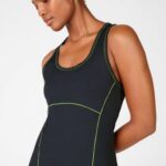 Fabletics maçã preta/azeda 420HR2299 tanque nadador fênix mulheres
