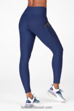 Fabletics marinha 420HR1038 Legging cintura alta com bolso therma-flex mulheres - Image 4