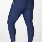 Fabletics marinha 420HR1039 Legging cintura alta com bolso therma-flex mulheres
