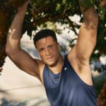 Fabletics marinha 420HR3399 o tanque do dia de treinamento homens