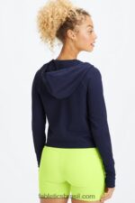 Fabletics marinha profunda 420HR2448 moletom com capuz oásis mulheres - Image 3