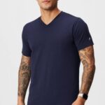 Fabletics marinha profunda 420HR3495 o pescoço 24-7 v homens