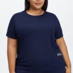 Fabletics marinha profunda/clube atlético 420HR2022 camiseta clássica mulheres