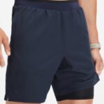 Fabletics marinho clássico 420HR3134 o fundamental curto ii (alinhado) 134 homens