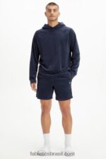 Fabletics marinho clássico 420HR3726 moletom com capuz da ilha homens - Image 3