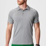 Fabletics meio cinza htr 420HR3413 o dia de treino polo 168 homens