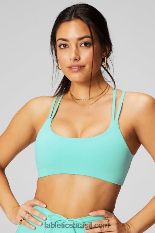 Fabletics néon à beira da piscina 420HR1453 principal sutiã de baixo impacto mulheres - Image 3