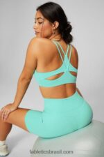 Fabletics néon à beira da piscina 420HR1453 principal sutiã de baixo impacto mulheres - Image 5