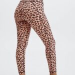 Fabletics pêra claro/branco brilhante 420HR697 define powerhold cintura alta 7/8 legging 30 mulheres