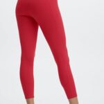 Fabletics pêra claro/branco brilhante 420HR698 define powerhold cintura alta 7/8 legging 31 mulheres