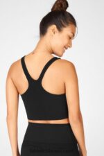 Fabletics preto 420HR2337 regata de malha rylee mulheres - Image 4
