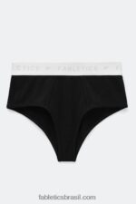 Fabletics preto 420HR2864 Calcinha cintura alta 24-7 mulheres - Image 5