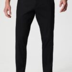 Fabletics preto 420HR3059 o chino lateral alto (slim fit) homens