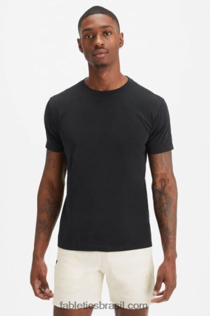 Fabletics preto 420HR3545 o tee 24-7 185 homens