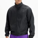 Fabletics preto 420HR3642 a jaqueta do intervalo homens