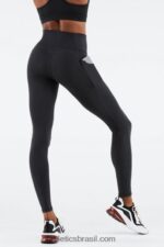 Fabletics preto 420HR905 legging cintura alta oasis pureluxe 69 mulheres